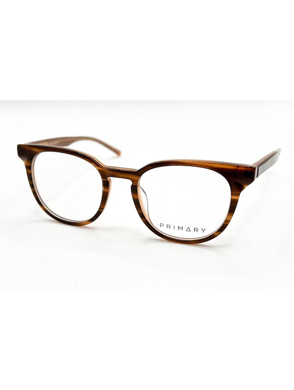 Primary 1051 Brown Striped Authentic Eyeglasses 49-19-140